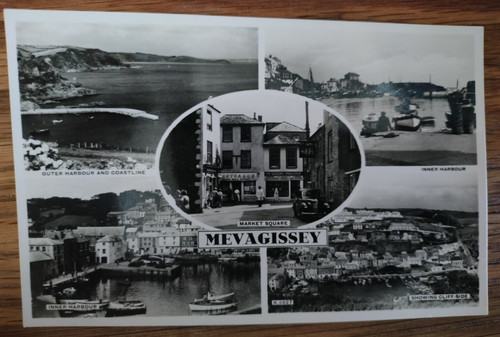 Vintage postcard mevagissey - vintage,