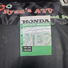 Genuine Honda 61ML309 CR500R Service Manual 1992-2001 B7
