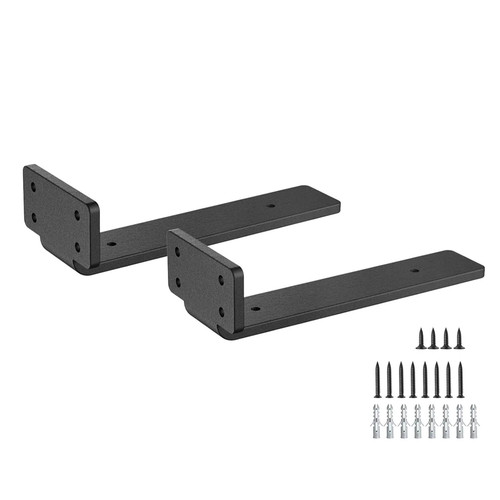 8in floating shelf - floating, brackets