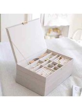 Stackers Supersize Jewellery Box, Taupe RRP £130.00 Brand New