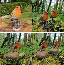Garden Robin Ornament Decoration Figurine Statue Resin Sculpture