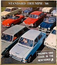 Standard - Triumph range brochure 1966 - 1300, Herald, Spitfire, Vitesse, TR4A