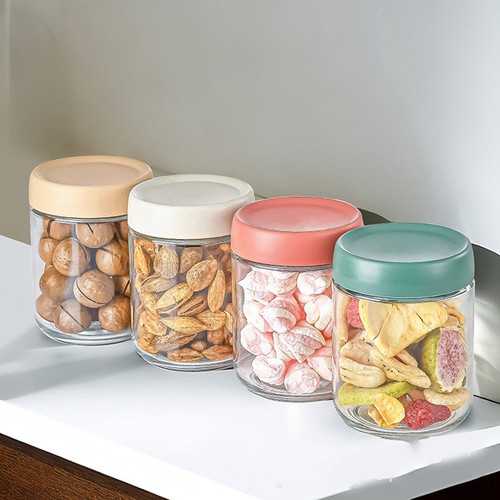 Pack glass jars - pack, lid