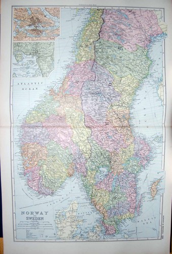 Original old antique - original, print
