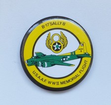 'B-17 Sally B' USAAF WW II Memorial Flight Badge