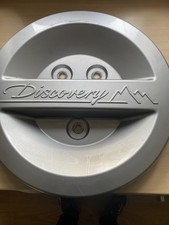 LANDROVER DISCOVERY MK1 SPARE WHEEL COVER SILVER USED