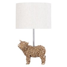 Highland Cow Table Lamp