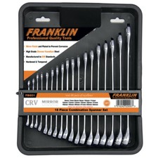 6-24mm Combination Spanner Set 12 Point 18 Piece Franklin Tools FB601