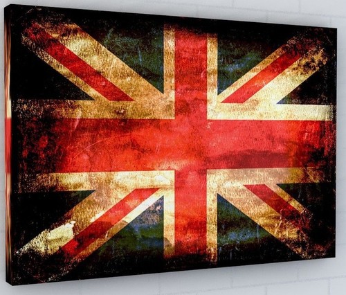 Union jack flag canvas - union,