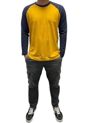 Mens long sleeve shirt - long, crew