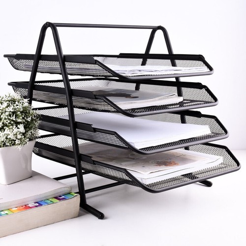 Metal filing letter trays - metal,