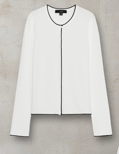 Bnwt zara white - white, piping