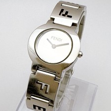 A089 [Boxed includes adjustment links] FENDI 3050L Round Case Mirror Dial Women
