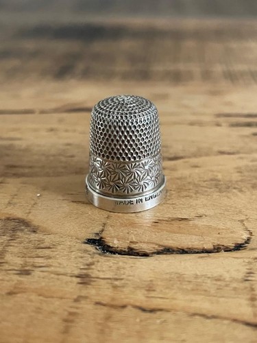 Sterling silver thimble - sterling,