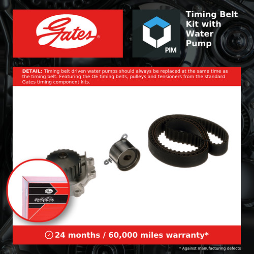 Timing belt water - timing, kit
