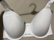 M&S BODY FRONT FASTENING SMOOTHING FULLCUP Bra with 360 FLEXIFIT WHITE Size 34E