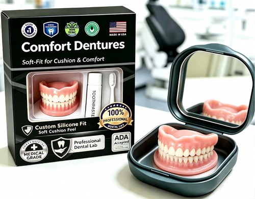 Denture kit moldable silicone - denture,