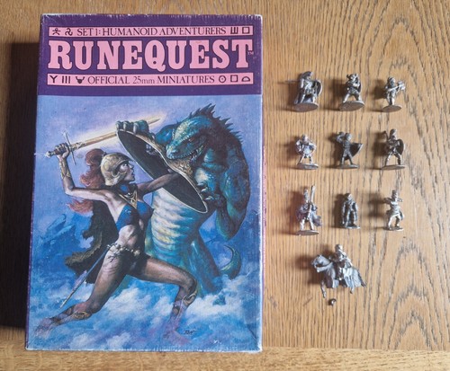 Runequest miniatures x10 - runequest,