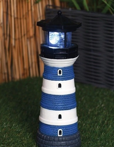 Lighthouse garden statue - garden,