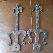 Pair of Vintage 12" Fleur De