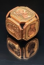 ANTIQUE MULTI INTAGLIO CUBE