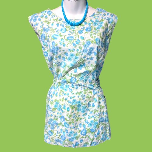 Vtg pinafore apron top 80s - pinafore,