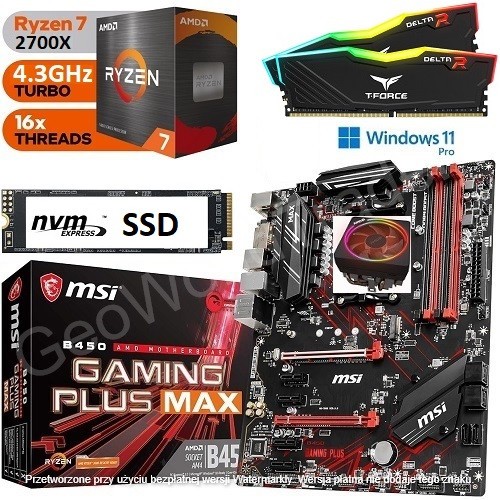 Amd ryzen 2700x 16gb rgb - 2700x,