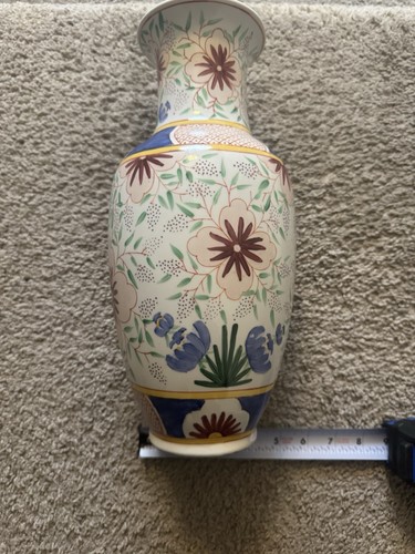 Large floral vase - large, colorful