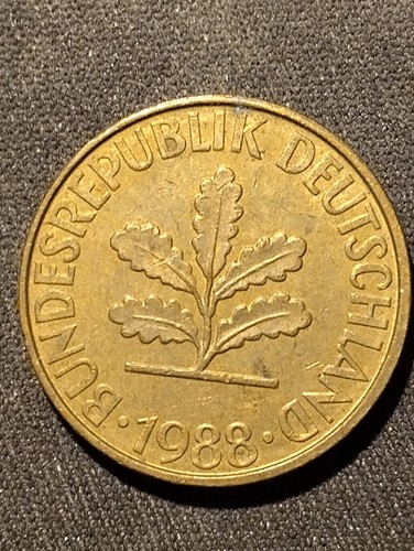 Germany pfennigs coin 1988 - 10,