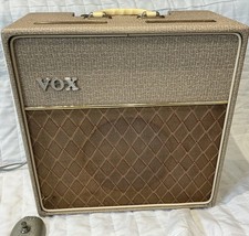 Vox ac4 fawn blonde tolex - fawn/blonde/tolex, 1962