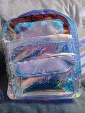 Clear Rucksack  Rainbow Transparent