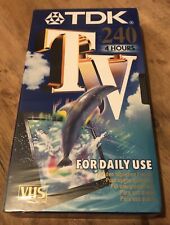 TDK 240 4 Hour Blank VHS