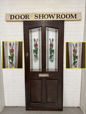 Modern Style Stained Glass Panel Front Door 1980 x 840mm