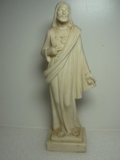 Alabaster Religious Figure Of