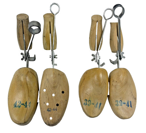 Vintage wooden shoe - wooden, trees