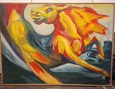 Vintage Abstract Horse