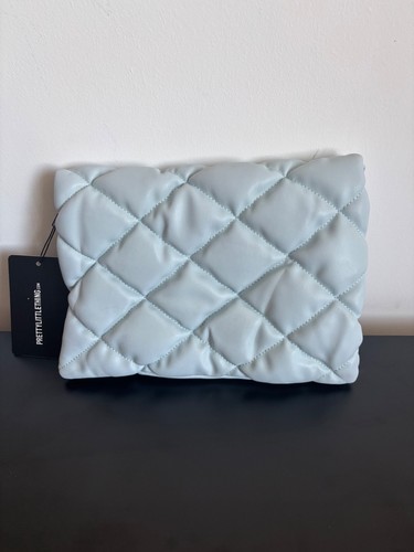 Plt baby blue square quilted - blue,