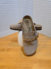 Bio Green Leather Sandals