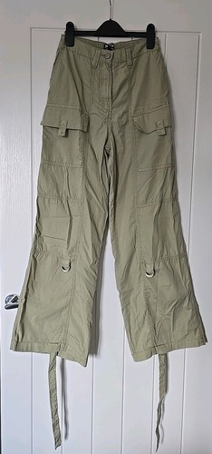 Khaki women cargo trousers - cargo,