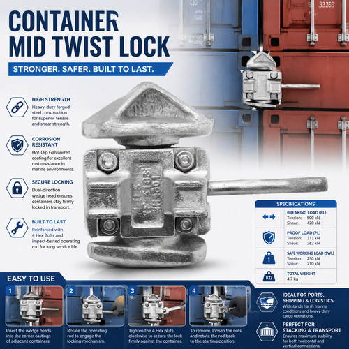 Pcs shipping container twist - shipping,