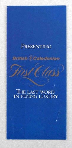 British caledonian first class - caledonian,