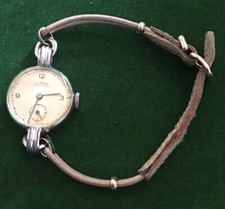 Vintage rare delbana ancre ladies watch 15 rubis sub dial Swiss working