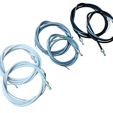 Pair Retro Road Bike Complete Brake Cables Pear Nipple Old School Sports Bicycle