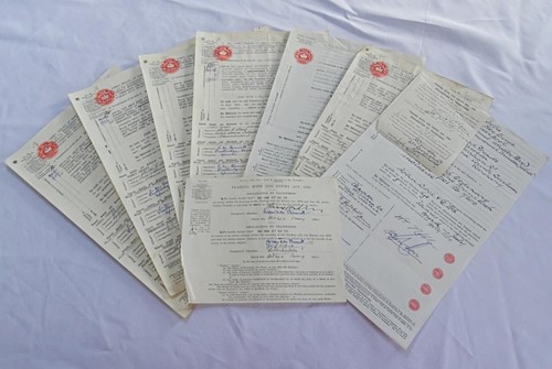 Vintage share transfer - share,