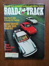 Road & Track January 1976 Porsche 912  Jaguar XJ-S  Porsche 924  824 B