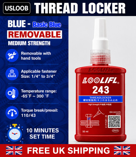 Thread lock 243 10ml - lock,