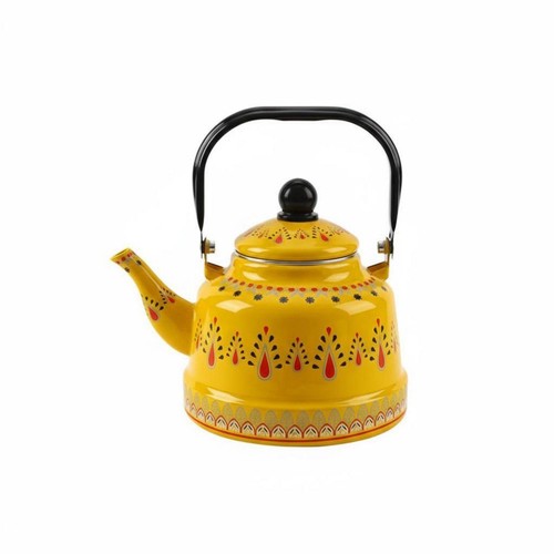 Enamel kettle vintage - enamel,