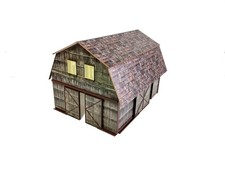 Train Depot 1:22.5 Scale G Gauge Railway Hangar Barn Diorama Kit for Model Train