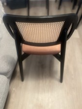 Cane Back Dining Chair Velvet