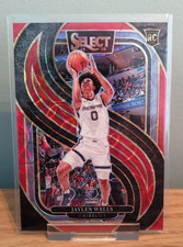2024-25 Panini Select Jaylen Wells Red Scope Prizm /249 Premier Level Rookie RC
